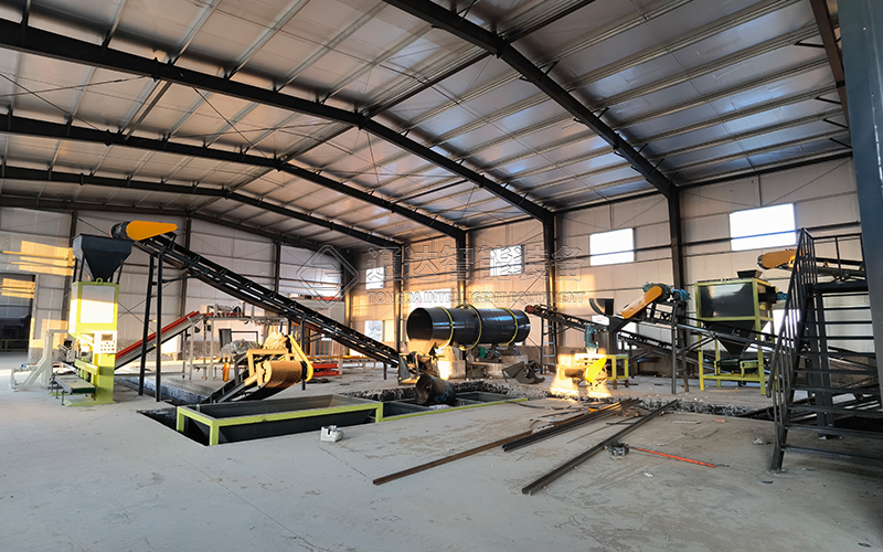 牛糞、豬糞、小麥秸稈年產(chǎn)1萬(wàn)噸粉狀有機(jī)肥